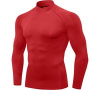 Ulteronixshop-Haut De Compression À Manches Longues Pour Homme - Séchage Rapide - Couche De Base - Maillot D'entraînement - Haut De Fitness - Col Roulé