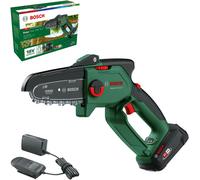 Ulteronixshop-Home and Garden Élagueur sans fil compact EasyChain 18V-15-7 (pour couper le bois ; système 18 V ; vitesse de la chaîne : 6,95 m/s ; avec batterie 2,5 Ah et chargeur)