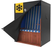 Ulteronixshop-Housse de protection pour fauteuil-cabine de plage de qualité supérieure - Résistante à l'hiver - Oxford 600D - 90 x 120 x 155 cm - Housse de protection imperméable avec fermeture éclai