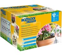 Ulteronixshop-HOZELOCK - Kit d'Arrosage Goutte-à-Goutte ""Micro Kit"" : Idéal pour Arroser des Plantes en Pot et Paniers Suspendus, Facile d'Utilisation, Fournis avec 15M de Tuyau Ø 4mm et 15 Goutteur