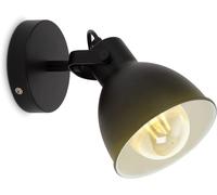 Ulteronixshop-I Applique Murale Rétro I Pivotante & Orientable I Design Industriel I Vintage I Spot Mural I Noir-Blanc I E27