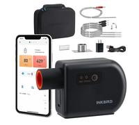 Ulteronixshop-INKBIRD Contrôleur de Température de Barbecue Bluetooth Wi-Fi, Thermomètre Barbecue avec 4 Sondes pour Big Green Egg, Kamado Joe,Vision Grill,Akorn Kamado