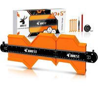 Ulteronixshop-JOREST Connectable Jauge de Contour 25+12cm, Cadeau Pour Pere Homme Bricoleur, Copieur Profil, Gabarit Forme, Outils Traçage, Decoupe Carrelage, Contour Gauge, Outil Pose Parquet, Brico