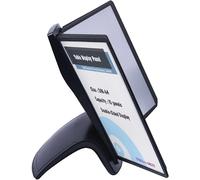 Ulteronixshop-Kit Pupitre Présentoir de Table, avec 10 Panneaux d'Affichage A4 Pochettes de Vision, Présentation et Consultation Documents. Système de Panneau, Tableau de Vision, Noir TKD8220 Black