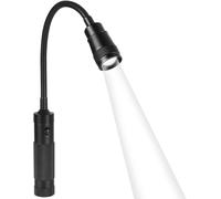 Ulteronixshop-Lampe de Barbecue,1/2 Lampe Télescopique et Zoom pour Barbecue avec Col de Cygne Flexible a 360° et Base Magnétique pour Barbecues Extérieurs