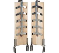 Ulteronixshop-Lot De 2 Planches À Griller Le Saumon, Planche À Fumer Pour Filet De Saumon, Planche En Bois De Cèdre, Supports Inclinables En Acier Inoxydable, Naturel