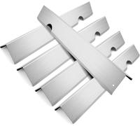 Ulteronixshop-Lot de 5 barres de flavorizer en acier inoxydable pour barbecues W-e-b-e-r Genesis II/LX 300 Série Genesis II LX E/S-340 E-310 E-315 E-335 E-330 S-335 Plaque chauffante 43,4 cm