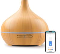 Ulteronixshop-Meross Diffuseur D'huiles Essentielles Connecté, Diffuseur D'arôme Wifi Ultrasonique Compatible Avec Homekit, Alexa Et Google Home, Sans Bpa Avec Rgb Led, Commande Vocale Et Contrôle À