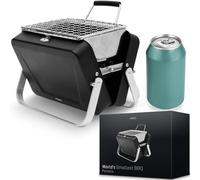 Ulteronixshop-Mikamax ¿ mm ¿ World¿s Smallest Barbecue ¿ Portable & Foldable bbq ¿ Grill ¿ Anniversaires Halloween, Thanksgiving, Pique-niques ¿ Grill barbecue ¿ Bar b que ¿ Dimensions 18 x 6 x 15,5