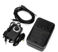 Ulteronixshop-Moteur Tournebroche Électrique 3 en 1 pour Barbecue - Alimentation Secteur, Piles D ou Câble USB ¿ Vitesse Réglable 1,5 à 7 RPM ¿ Compatible avec Rotissoire, Méchoui et Broche à Viande