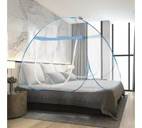 Ulteronixshop-Moustiquaire de lit, 180 x 200 x 150 cm, pliable, portable, à mailles serrées, grande double porte, pour chambre à coucher, extérieur, camping