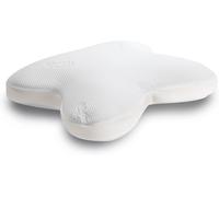 Ulteronixshop-Ombracio Coussin de Couchage Ergonomique en Forme de Papillon, fermeté Moyenne, 60 x 50 x 10 cm, Blanc