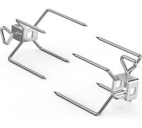 Ulteronixshop-Onlyfire 6102 Fourchettes à Viande pour Rôtisserie en Acier Inoxydable, pour Weber 10mm et 8mm Square Spit Rods