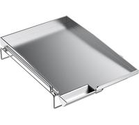 Ulteronixshop-Onlyfire Plaque de Barbecue, Poêle à griller pour barbecue avec cadre amovible en acier inoxydable, universelle pour la plupart des grils à gaz, 36 x 25 x 2,7 cm