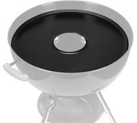 Ulteronixshop-Onlyfire Plaque de Cuisson, Ø 54,5cm BBQ Plancha, Céramique Plaque de Gril, Plaque de Barbecue pour Weber 57 cm Barbecue à Charbon, Fumoir, Smoker, BBQ de Bois, Revêtement Antiadhésif