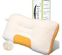 Ulteronixshop-Oreiller Ergonomique Cervical Mémoire De Forme Pour Cervicales Douloureuses Et Anti Ronflement Neck Pillow Coussin 40x70 Anti Acarien Protège La Nuque Dormeur Latéral, Sur Le Dos Ga