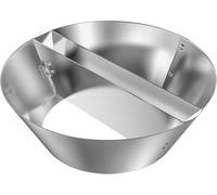 Ulteronixshop-Panier Charbon en Acier Inoxydable pour Weber 47/57/67CM Kettle Grill, Vortex Barbecue avec Réservoir d'eau, Paniers à Charbon de Bois pour Chaleur Directe et Indirecte