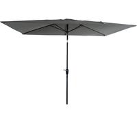 Ulteronixshop-Parasol Droit Hapuna Rectangulaire 2x3m Gris Avec Manivelle. Parasol Droit Inclinable.