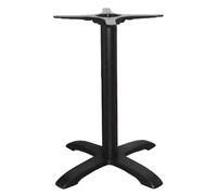Ulteronixshop-Pied de table Bolero en fonte, Noir, 720(H) x 610(Ø)mm, En fonte, CE154