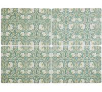 Ulteronixshop-Pimpernel Morris & Co Privat Lot de 4 Sets de Table résistants à la Chaleur, Motif Floral et Dos en liège, pour Table de Salle à Manger, Cadeau pour Occasions spéciales, Bleu