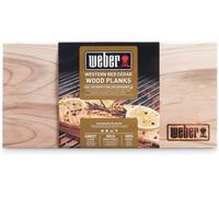 Ulteronixshop-Planches de cèdre pour fumage - Moyen (30 x 15cm), paquet de 2, arôme doux et sucré, idéal pour le fromage, les légumes, le poisson et la volaille, à partir d'essences de bois naturelle