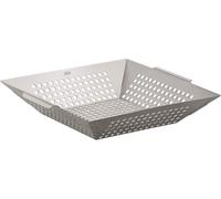 Ulteronixshop-Poêle à grillades et légumes, haute qualité, en acier inoxydable 18/10 avec perforations, convient au gril et au four, peut être lavé au lave-vaisselle