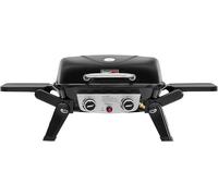 Ulteronixshop-Royal Gourmet 2 Brûleurs Barbecue Gaz Portable, Barbecue Grille avec Tables Latérales Pliables et Couvercle, Puissance 5kW, Surface Cuisson 48 x 37 cm, Adapté pour Camping, Jardin, Terr