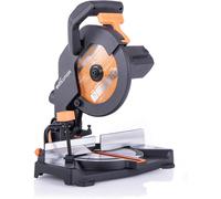 Ulteronixshop-Scie à Onglet Compacte Coupe Multi-Matériaux Lame TCT Incluse Coupe le Bois, le Métal, le Plastique, 45° - 45° Angle de Onglet et 45¿ Angle de Biseau- 1200W, 210mm - R210CMS