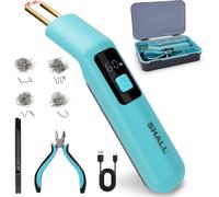 Ulteronixshop-SHALL Soudeuse plastique sans fil - Agrafeuse à chaud 200 pièces - Kit d'agrafeuse à chaud - Pour la réparation du plastique, des pare-chocs et des jouets