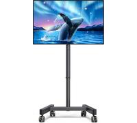 Ulteronixshop-Support TV roulettes Support TV Pied sur roulettes Mobile Meuble TV Chariot pour Television de 13-43 Pouces-LCD/LED/Incurvés,Support TV Pied sur roulettes Supporte 20 kg, Max VESA 200x2