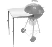 Ulteronixshop-Table de Barbecue Amovible en Acier Inoxydable pour Weber 47 cm et 57 cm - Table d'appoint en INOX - Accessoire pour Barbecue à Charbon Weber