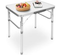 Ulteronixshop-Table de Camping Table Pliante, Table de Jardin Table de Travail en Aluminium Table de Balcon Réglable en Hauteur Tables de Pique-Nique avec Sac de Transport, pour Voyage Extérieure
