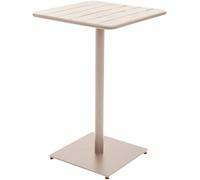 Ulteronixshop-Table Haute de Jardin Phuket Argile - 2 Places - Acier Traité Epoxy Traitement Antirouille Renforcé