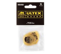 Jim Dunlop Médiators Ultex Sharp 0,73 mm – Sachet de 6