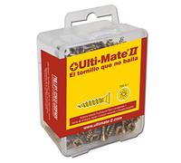 ULTI-MATE II S30035L - Caja grande con tornillos de alto rendimiento para madera acabado BICROMATADO de 3,0 x 35 mm.