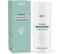 Ulti Paris fibre capillaire (25g) Poudre densifiante cheveux naturelle (dark brown - brun foncé) I Poudre cheveux homme I Contour cheveux homme & perte de cheveux femme