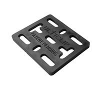 Ulticlip Ultiplate Accessoire unisexe pour adulte, noir, 6.6