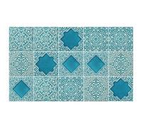 Ulticool - Stickers imperméables autocollants - Contes arabes marocains - 15 x 15 cm - Lot de 15 autocollants autoadhésifs en film - pour mur salle de bain - Mur de cuisine - Carreaux collants