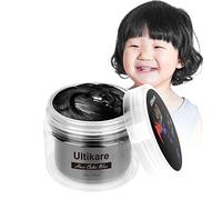 Ultikare Cire colorante temporaire pour cheveux, crème capillaire instantanée, professionnelle; unisexe, argile capillaire pour enfant, homme et femme, costumade et Halloween, 100 g, noir