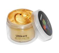 Ultikare Cire de coloration temporaire pour cheveux - Effet instantané - Lavable - Argile capillaire pour homme et femme - Cire coiffante pour fête, cosplay et Halloween - Doré