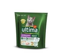 Ultima Alimentation pour Chats stérilisés Adultes au Poulet et à l'orge, 800g