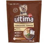 Ultima Croquettes pour Chien Spécial Mini Adulte Yorkshire Terrier Poulet et Riz 800 g