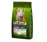 Ultima Croquettes Chat Stérilisé Junior Poulet 1,5Kg (Lot de