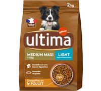 ULTIMA Croquettes légères pour chien au poulet - 2 kg