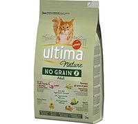 Ultima Croquettes Nature No Grain pour Chat Adult Dinde, 1,1Kg