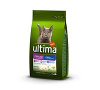 Ultima Croquettes pour Chat Stérilisé Senior + de 10 Ans Poulet 1,5 kg