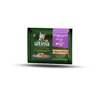 Ultima Fit & Delicious Nourriture Humide pour Chats au Poulet et au Saumon Multipack 4 x 85 g (340 g)