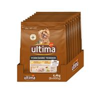 Ultima Nourriture pour Chiens Petite Taille Yorkshire Terrier Pack 8 x 800 g Total 6.4 kg