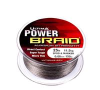 Ultima Power Braid Spod & Marker - Grey - 150m - 25lb
