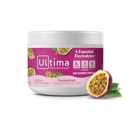 Ultima Replenisher Poudre Électrolytes, complément pour hydratation quotidienne sans sucre avec soutien énergétique naturel, adapté aux régimes végan et cétogène - Fruit de la passion - 30 portions